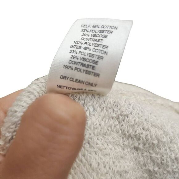 Anthropologie Amadi Shearling Sleeve Pullover Top Size Medium - Picture 10 of 14